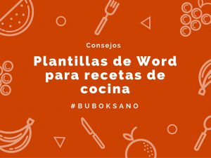 plantillas en word para recetas de cocina