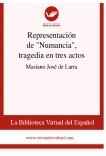 Representación de "Numancia", tragedia en tres actos