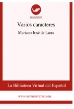Libro Varios caracteres, autor Biblioteca Virtual Miguel de Cervantes