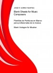 Blank Sheets for Music Composers