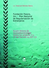 Fundación Fesore, Inc.: Plan Nacional de Regularización de Extranjeros