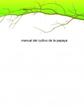 Libro manual del cultivo de la papaya, autor javier eduardo balam ciau Libro manual del cultivo de la papaya, autor javier eduardo balam ciau