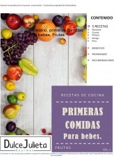 Libro Recetario, primeras comidas para bebes, Frutas., autor Lucia Valero Libro Recetario, primeras comidas para bebes, Frutas., autor Lucia Valero