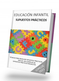 EDUCACIÓN INFANTIL. SUPUESTOS PRÁCTICOS. CÓMO SE RESUELVEN. 120 EJEMPLOS RESUELTOS.