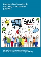 Libro UF2396 - Organización de eventos de marketing y comunicación, autor Editorial Elearning 