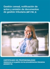Libro MF1785_2 - Gestión censal, notificación de actos, autor Editorial Elearning Libro MF1785_2 - Gestión censal, notificación de actos, autor Editorial Elearning