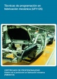 UF1125 - Técnicas de programación en fabricación mecánica