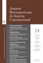 Libro Anuario Iberoamericano de Justicia Constitucional, nº 24 (II), julio-diciembre, 2020, autor Centro de Estudios Políticos 