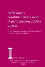 Libro Reflexiones constitucionales sobre la participación política directa, autor Centro de Estudios Políticos 