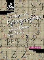 Catálogo de tipografías caligráficas escolares Catálogo de tipografías caligráficas escolares