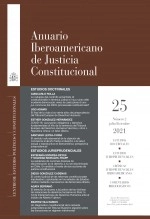 Libro Anuario Iberoamericano de Justicia Constitucional, nº 25(II), 2021, autor Centro de Estudios Políticos Libro Anuario Iberoamericano de Justicia Constitucional, nº 25(II), 2021, autor Centro de Estudios Políticos
