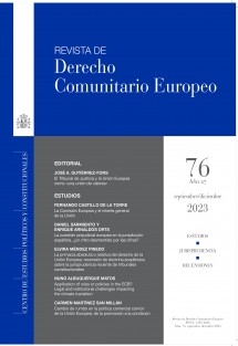 Revista de Derecho Comunitario Europeo, nº 76, septiembre-diciembre, 2023