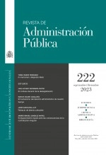 Libro Revista de Administración Pública, nº 222, septiembre/diciembre 2023, autor Centro de Estudios Políticos Libro Revista de Administración Pública, nº 222, septiembre/diciembre 2023, autor Centro de Estudios Políticos