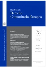 Libro Revista de Derecho Comunitario Europeo, nº 78, mayo-septiembre, 2024, autor Centro de Estudios Políticos Políticos y Constitucionales Libro Revista de Derecho Comunitario Europeo, nº 78, mayo-septiembre, 2024, autor Centro de Estudios Políticos Políticos y Constitucionales